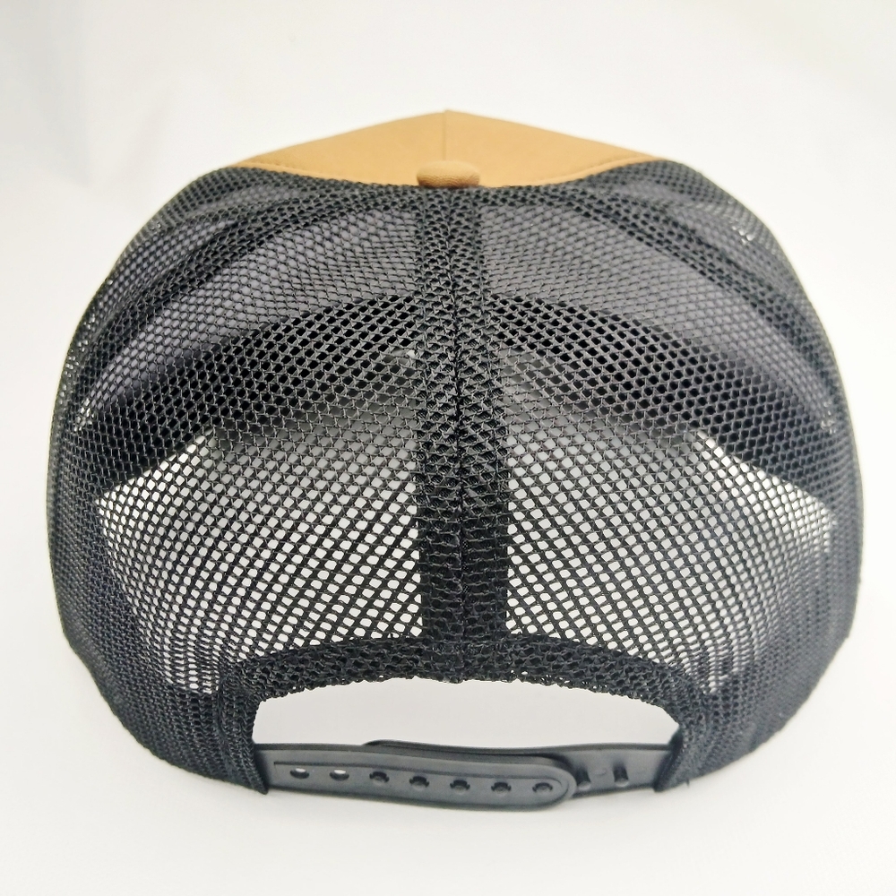Copenhagen Caramel And Black Mesh Back Snap Back Trucker Hat - Picture 4 of 4
